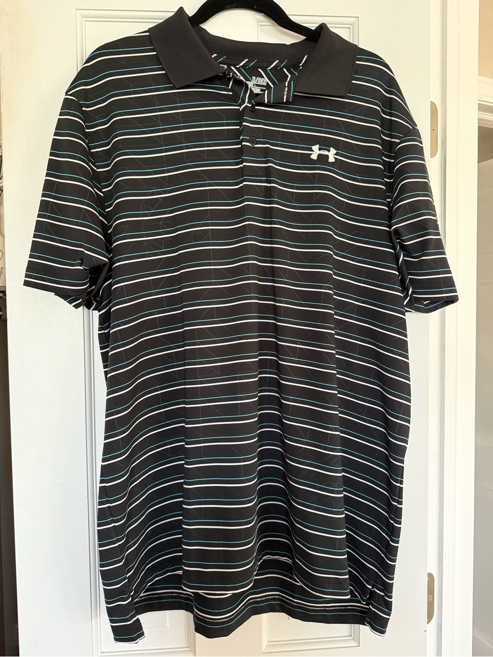 Under Armour HeatGear Striped Golf Polo Men’s XL